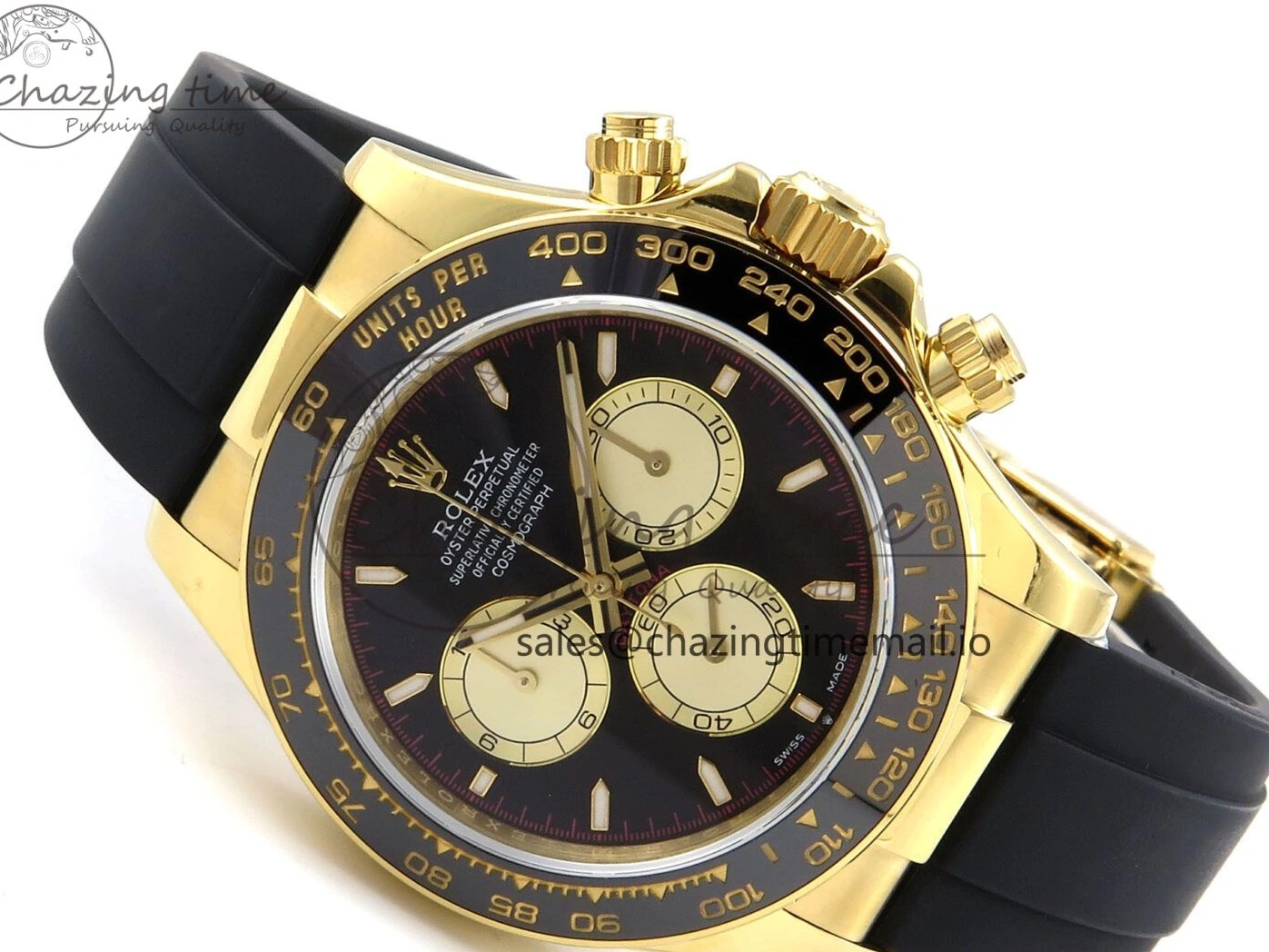 1230 Bold Daytona 126518 QF 1:1 Best Edition Black YG Dial on Oysterflex Strap SH4131 V6（Gain Weight） 1198